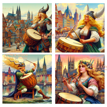 4 vikings (Ragnar + Lagherta + Torvi + Helga)