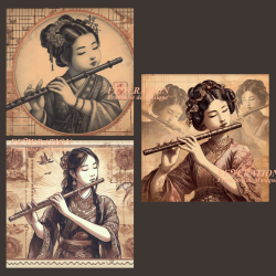 Traditional beauty (3 artworks)