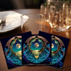 Coasters Blue moon