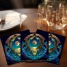 Sous verres Blue moon