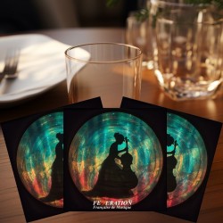 Sous verres Silhouette Cello