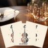 Sous verres Strange cello