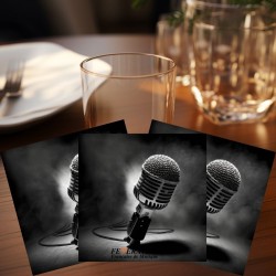 Sous verres The mic