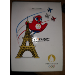 Mini notebook "Paris 2024 Olympics - Phrygian Cap on the Eiffel Tower"