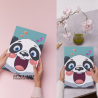 Notepad "Happy Panda (Blue)"