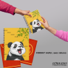 Bloc notes "Happy Panda (Jaune)"