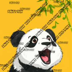 Happy Panda (Yellow)