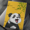 Bloc notes "Happy Panda (Jaune)"