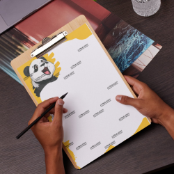 Bloc notes "Happy Panda (Jaune)"