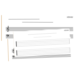 Bloc notes partitions "Encre d'halloween"