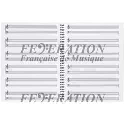 Sheet Music Notepad "Double bass Necromancer"