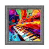 Colorful notes & piano