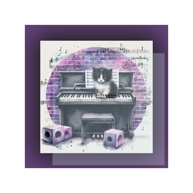 Artistic coasters in rigid acrylic "Purple Bombay"