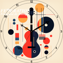 Horloge analogique "Chords"