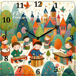 Analog Clock "Forest of the Children"