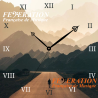 Horloge analogique "Moutain Melody"