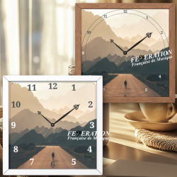 Analog Clock "Moutain Melody"