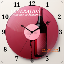 Analog Clock "Vinyl...