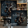 Horloge analogique "Symphonie de Pistons"