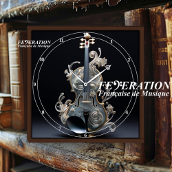 Analog Clock "Verre Violon"