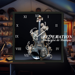 Analog Clock "Verre Violon"