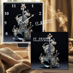 Analog Clock "Verre Violon"