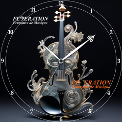 Analog Clock "Verre Violon"