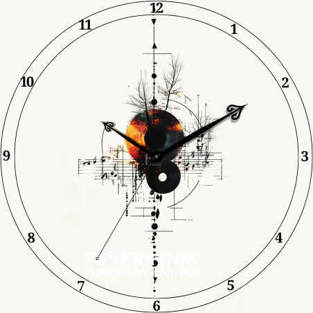 Horloge analogique "Vinyle Collection : Cercle des Accords"