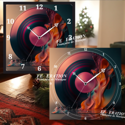 Horloge analogique "Vinyle Collection : Soft Vinyl"