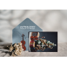 Artistic Postcard, Greeting Card Musical Theme "Christmas Tree"