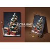 Artistic Postcard, Greeting Card Musical Theme "Christmas Tree"